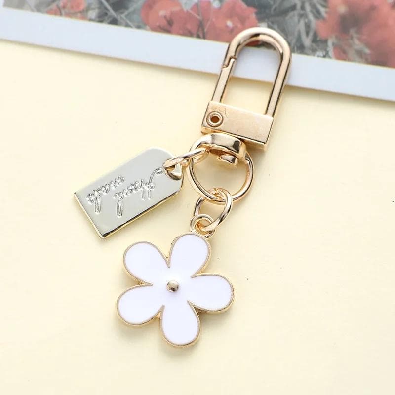 Lovely Butterfly Keychain Colorful Enamel Metal Key Bag Charm Accessory For Women