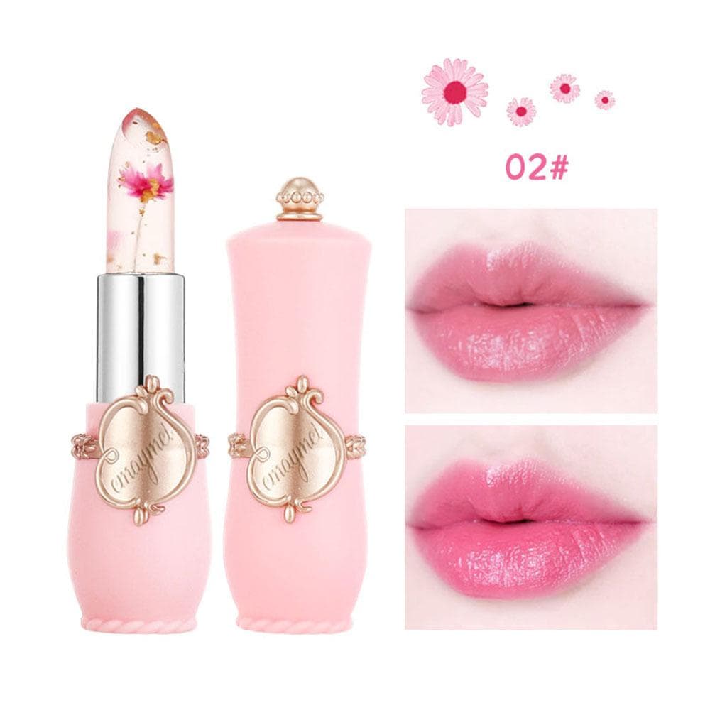Transparent Moisturizing Jelly Color Changing Lipstick Lipstick Temperature Changing Flower Lipstick Rose