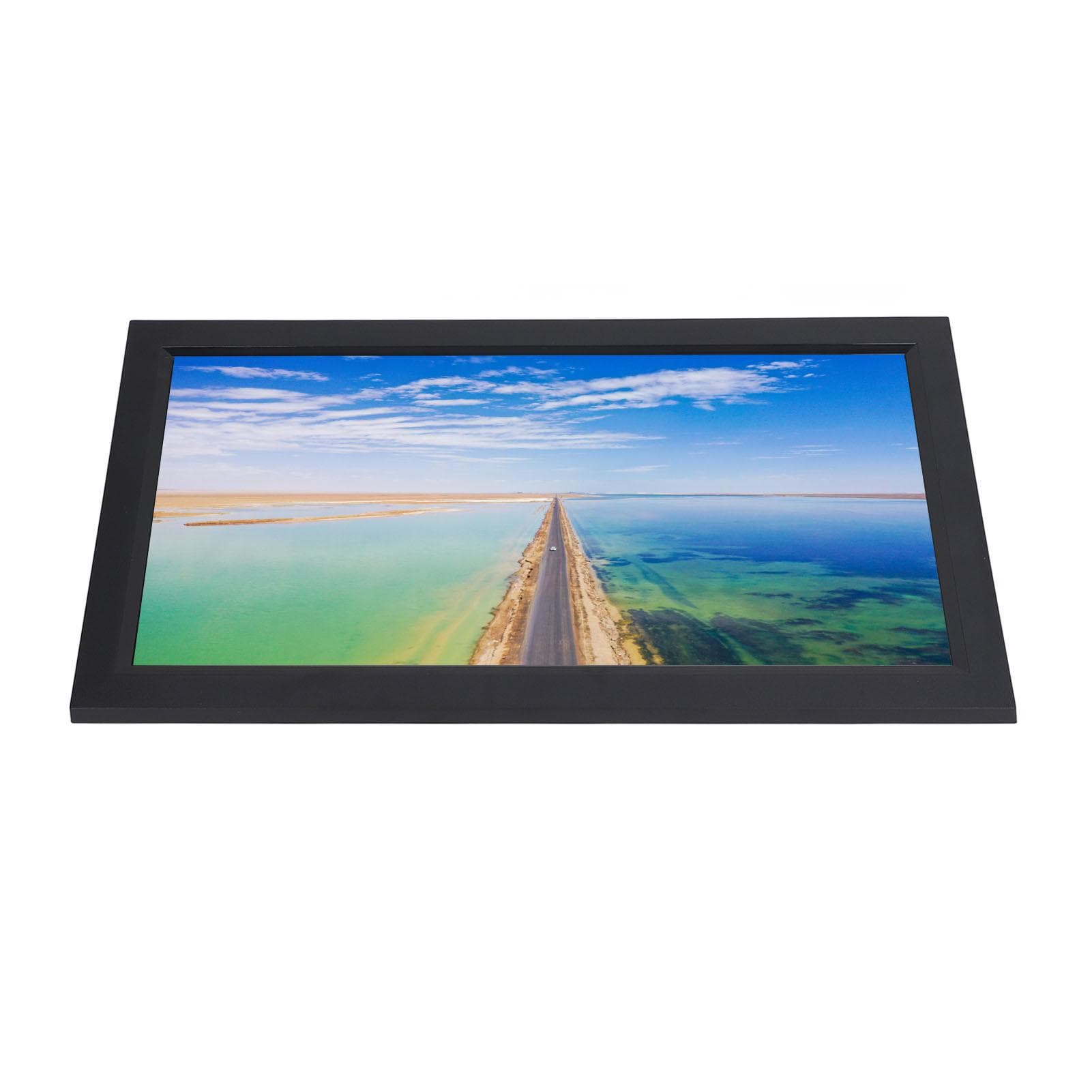 15.6 Inch WiFi Digital Photo Frame Touch Screen 32G Storage Auto Rotate Wall Mountable Electronic US Plug