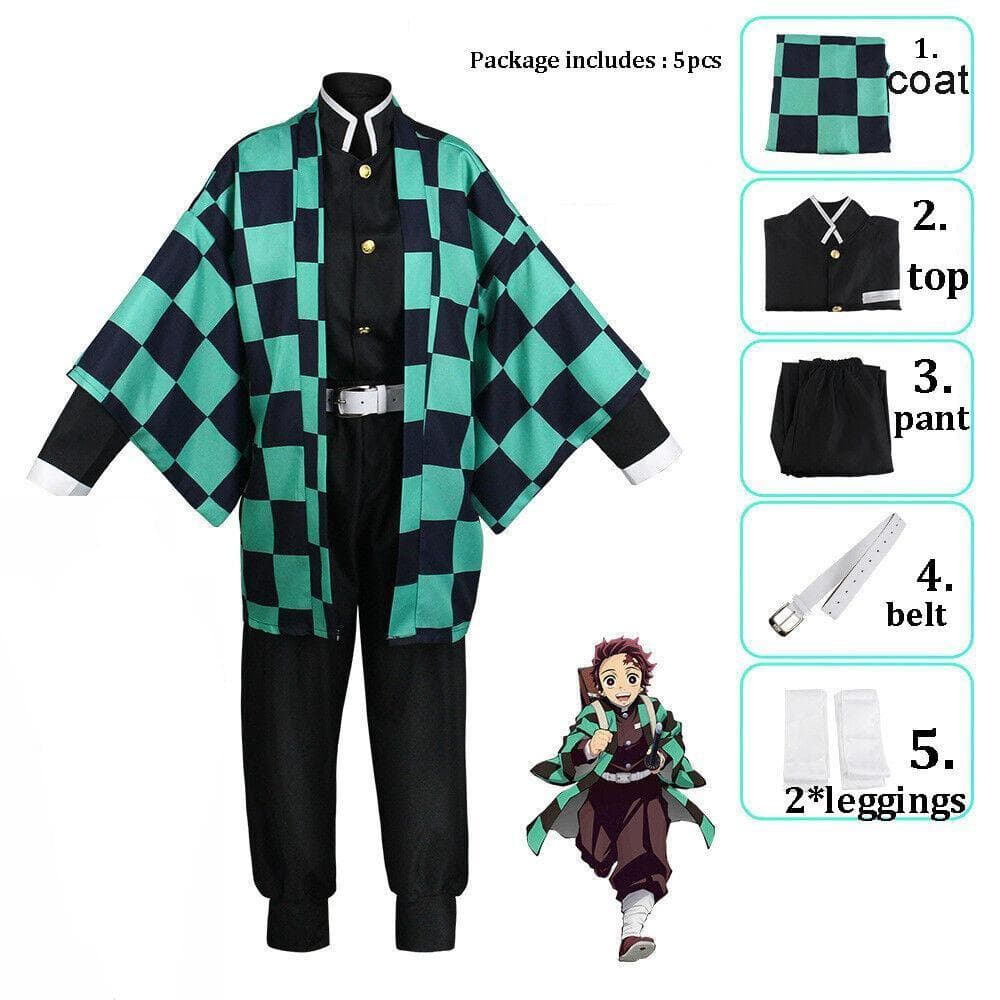 Unisex Demon Slayer Anime Cosplay Cartoon Kimetsu No Yaiba Kochou Shinobu Cosplay Costume For Adults men and women S