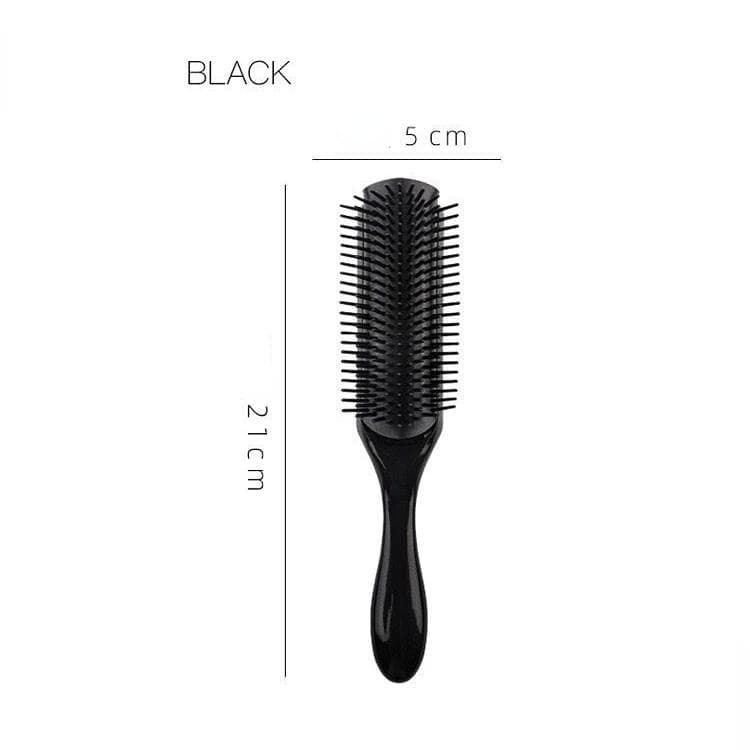 9-Rows Detangling Hair Brush Detangler Hairbrush Scalp Massager Straight Hair Comb