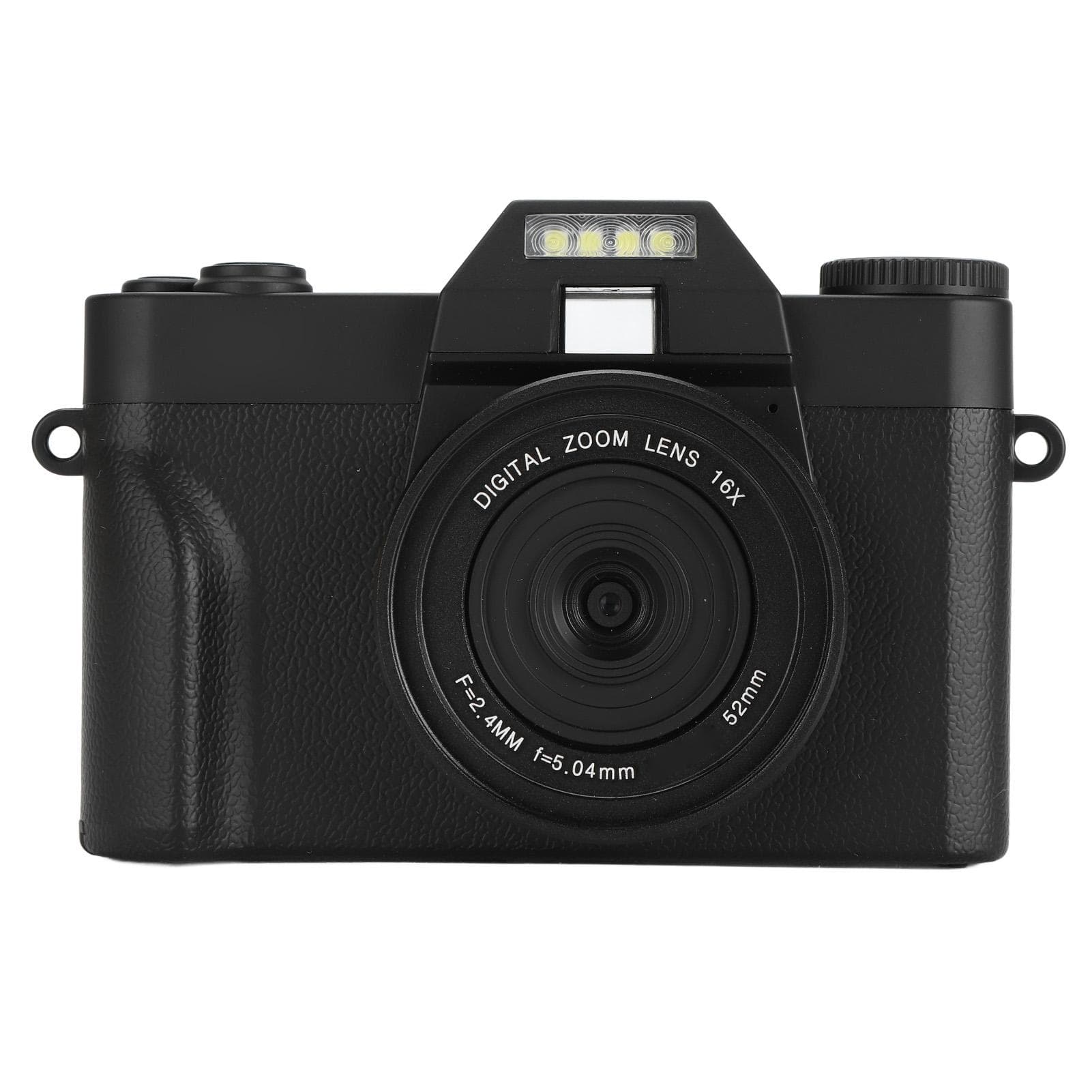 4K Digital Camera with WiFi 75MP 3 Inch IPS HD Screen 16X Digital Zoom Autofocus Flip Screen Camera