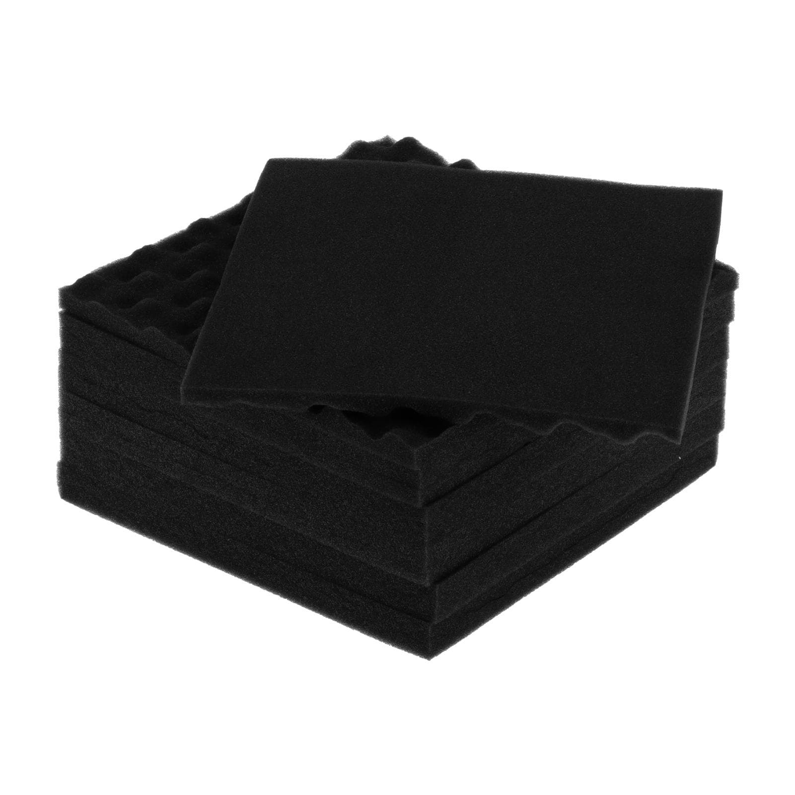 12Pcs Acoustic Foam Panels Soundproof Sound Absorbing for KTV Recording Studio 30x30cm