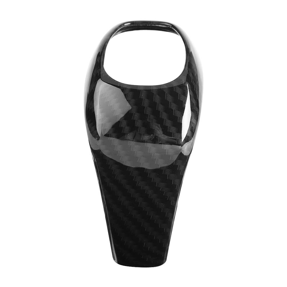 Carbon Fiber Style Car Gear Shift Head Cover Trim for BMW X1 F48 2 Series F46 20152018
