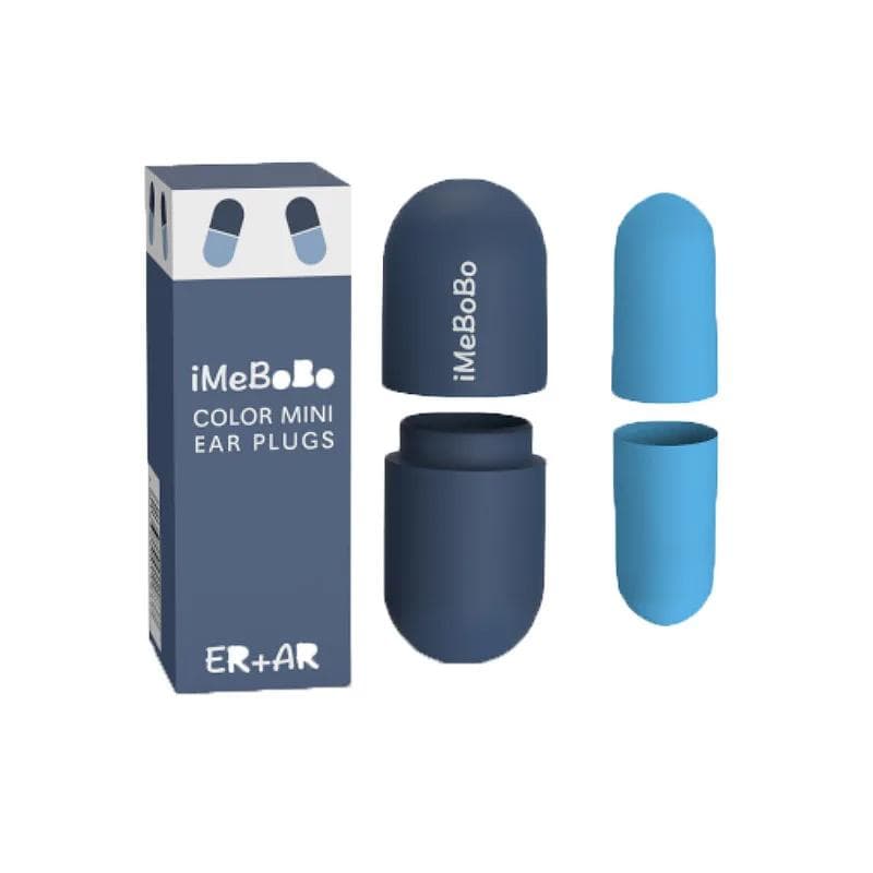 Soundproof Sleeping Ear Plugs Earplugs For Sleep Special Mute Soft Slow Rebound Student Anti-Noise Protection Earplug blue