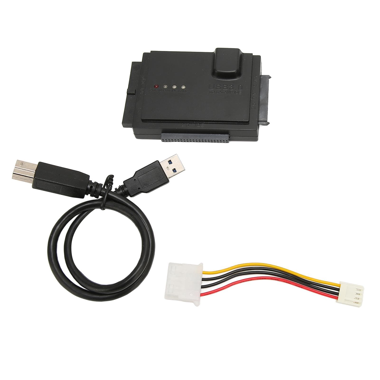 3 in 1 IDE SATA Adapter Converter Cable 5Gbps 10TB SATA Serial Port IDE Parallel Port USB3.0 US Plug