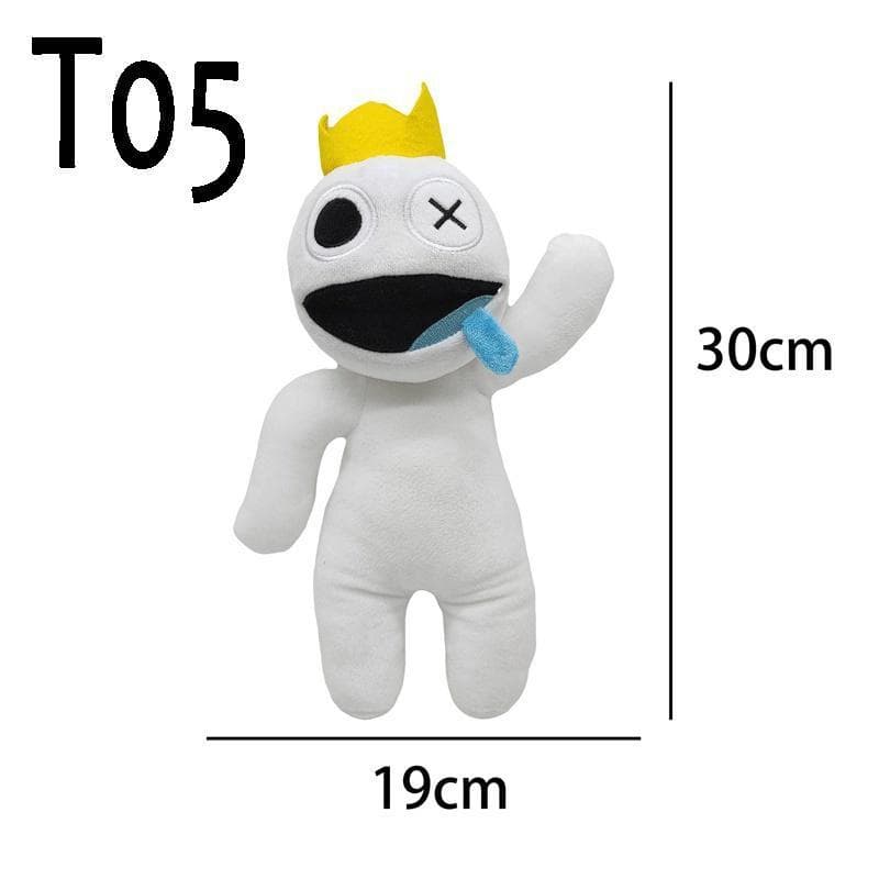 Rainbow Friends roblox Plush Toy Cartoon Game Character Doll Kawaii Blue Monster Soft Stuffed Animal Toys for Children Christmas Gifts