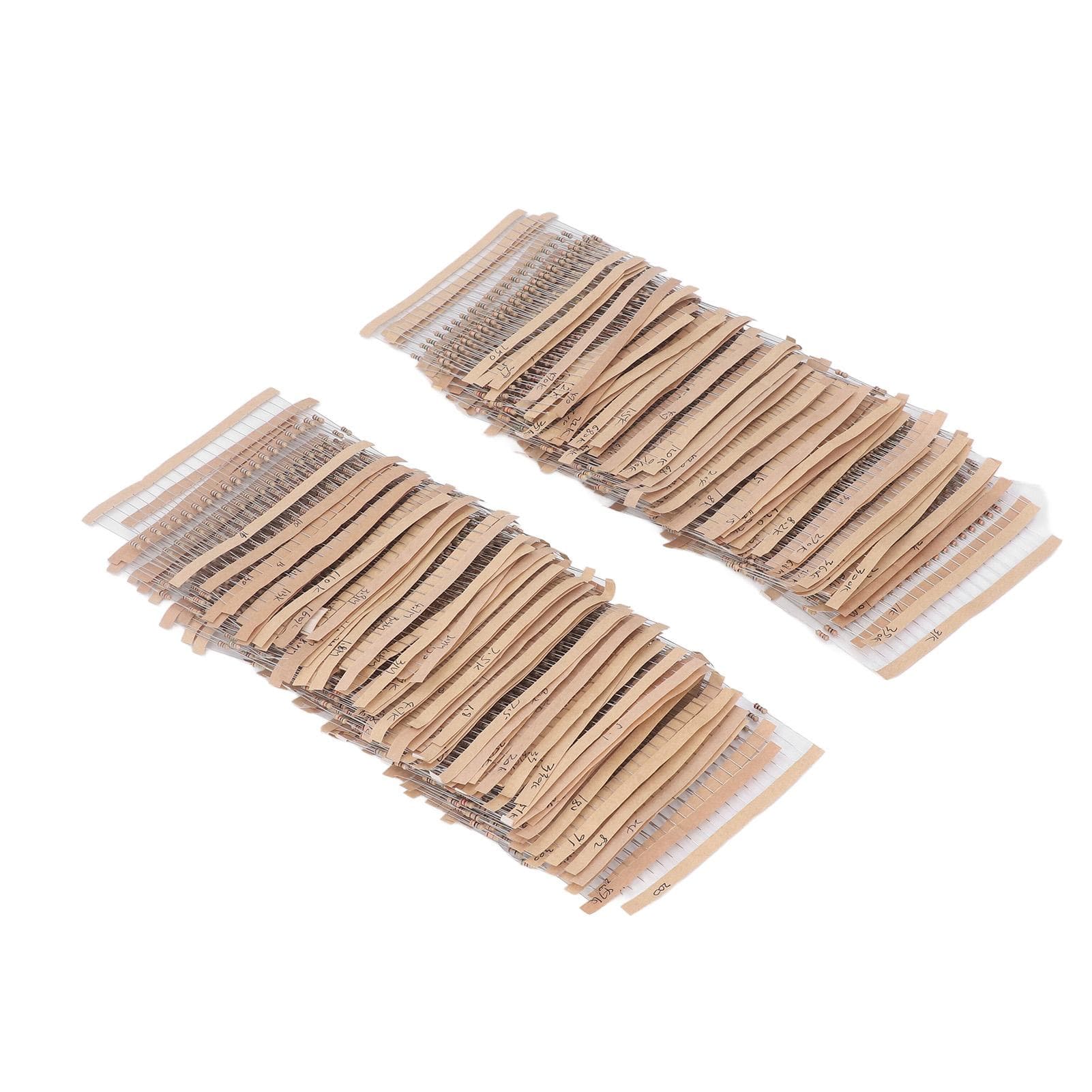 3120Pcs Carbon Film Resistor Assortment Kit 156 Values 1 Ohm ?10M Ohm with 5percent 14W for DIY Projects and