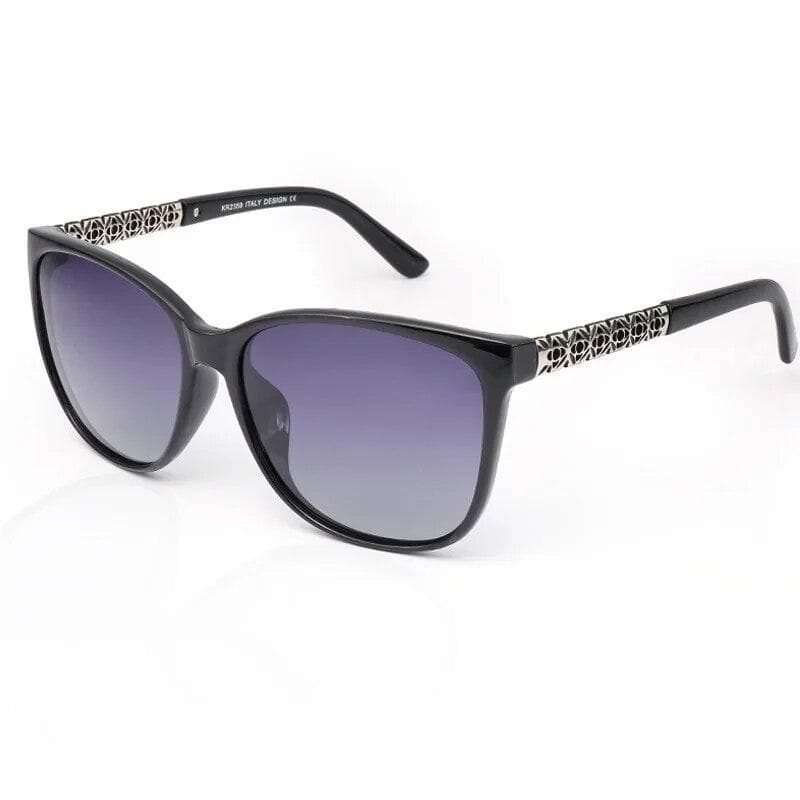 Fashion Polarizing Sunglasses For Women Unique Designed UV 400 Sun Glasses Outdoor Eyewear black