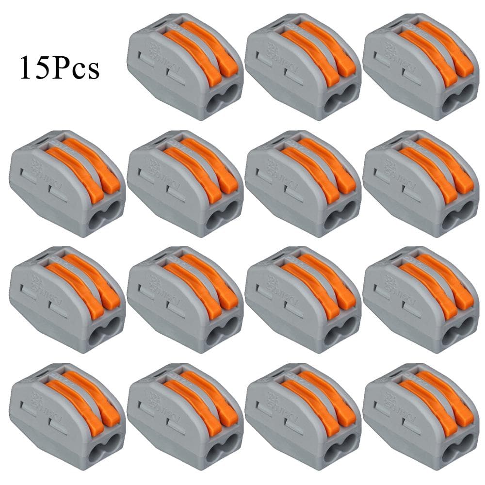 15pcs Flame Retardant Cable Connector Wire Universal Connectors Quick Terminals 2