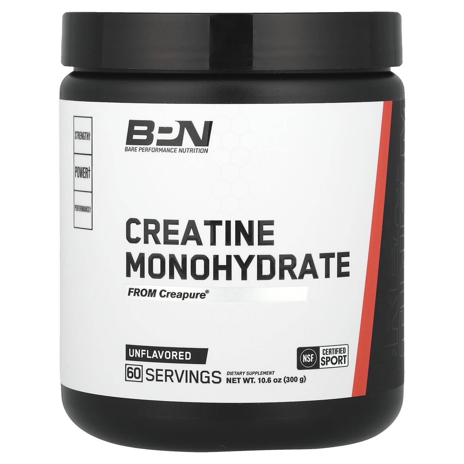 BPN, creatine monohydrate, unflavored, 10.6 oz (300 g)