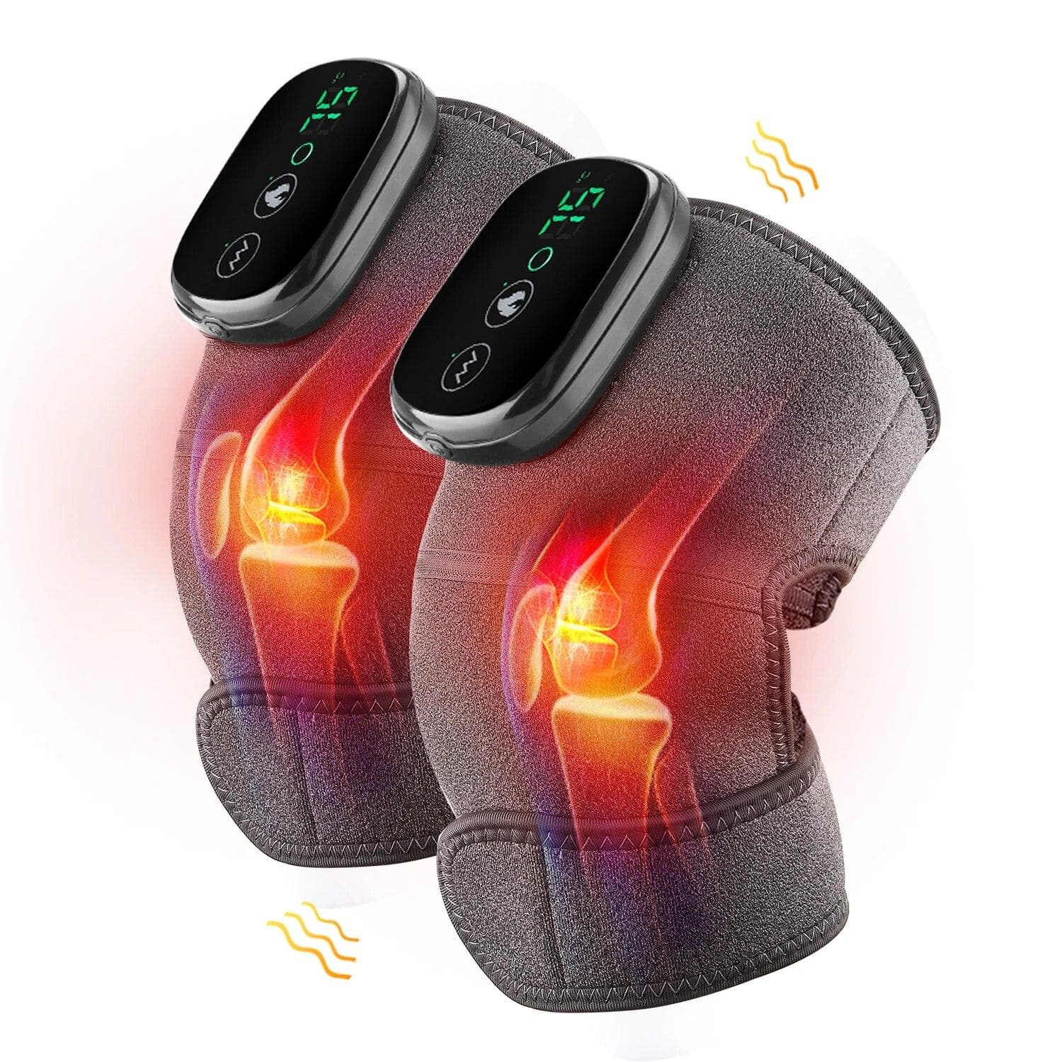 Electric Heating Therapy Knee Massager for Pain Rechargeable Vibration Heating Pads Shoulder Arthritis Physiotherapy Massager GERMANY