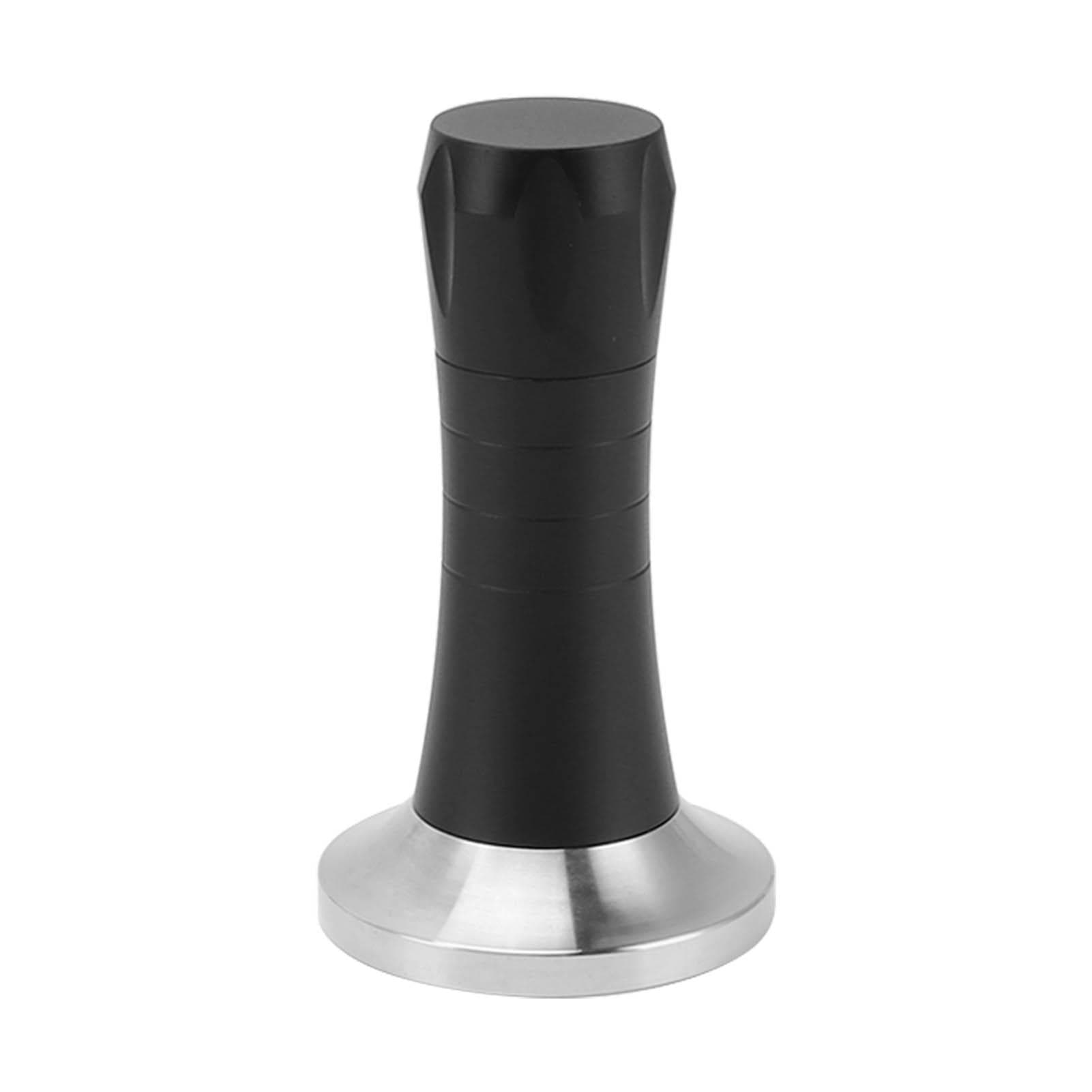Coffee Tamper Stirrer Kit Distribution Tool Set 2 in 1 Hand Presser for Home Black 51mm 51mm/2in
