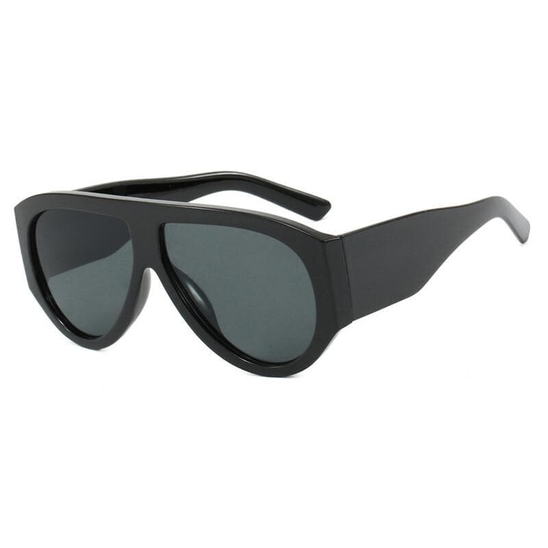 Punk Oversized Pilot Sunglasses Women Men Luxury Brand Designer Big Frame Windproof Trend Shades