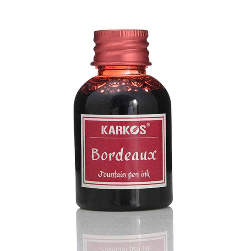 1 Bottle Pure Colorful 30ml Fountain Pen Ink Refilling Inks Stationery School wine red