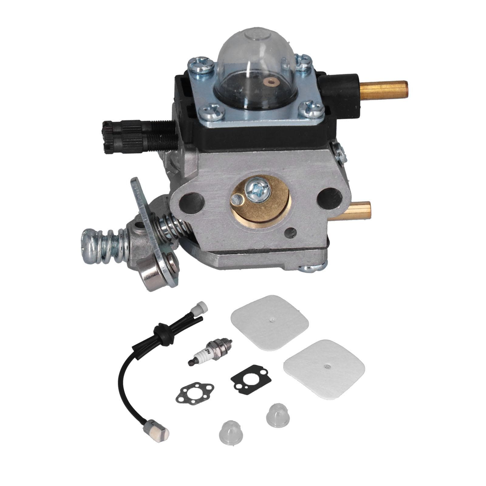 Carburetor with Air Filter Kit for Mantis Tiller Cultivator 2 Cycle 7222 7222E 7222M 7225 7230 7234