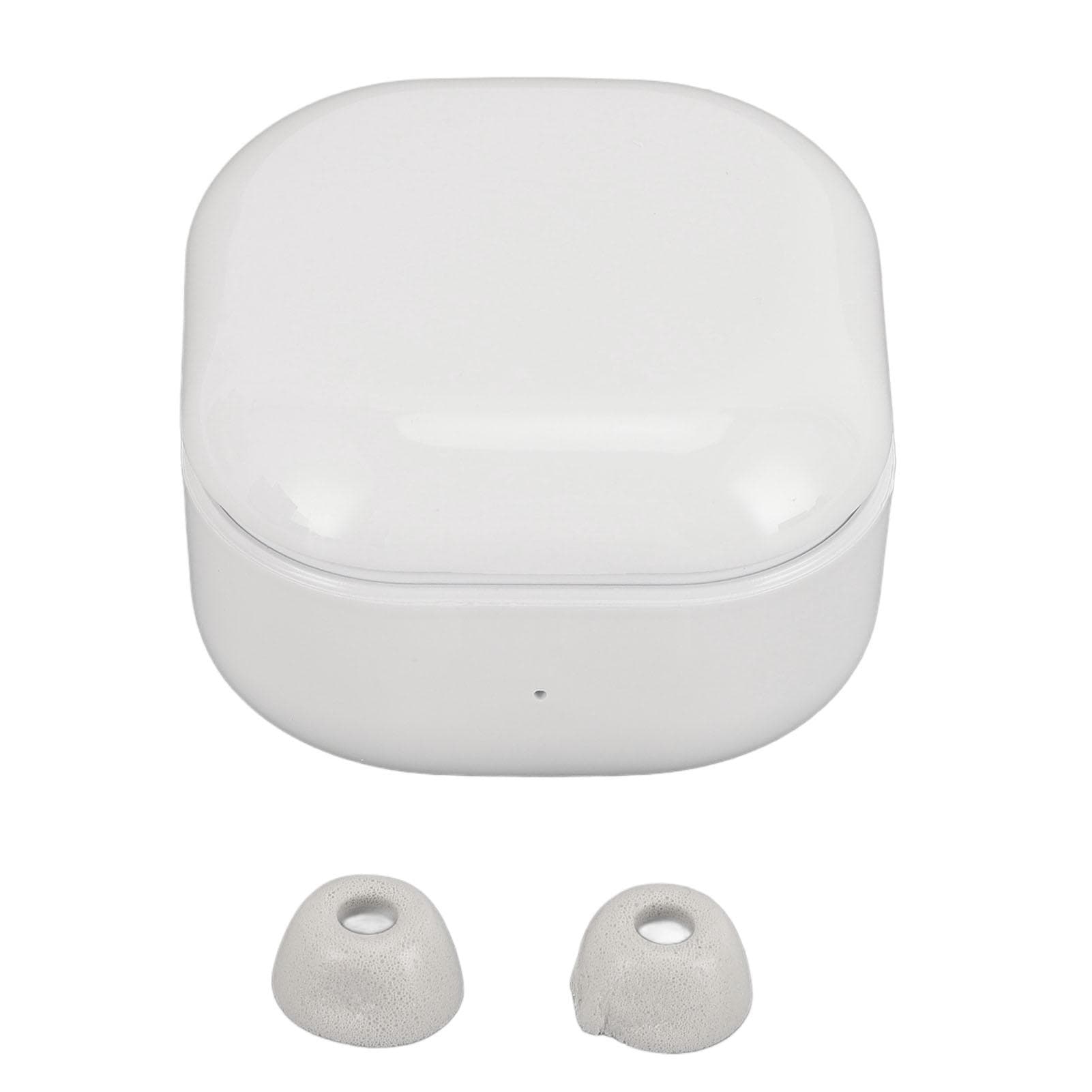Earphones Charging Case Replacement Charger Case Dock 600mAh Earphone Charging Station for Buds FE white