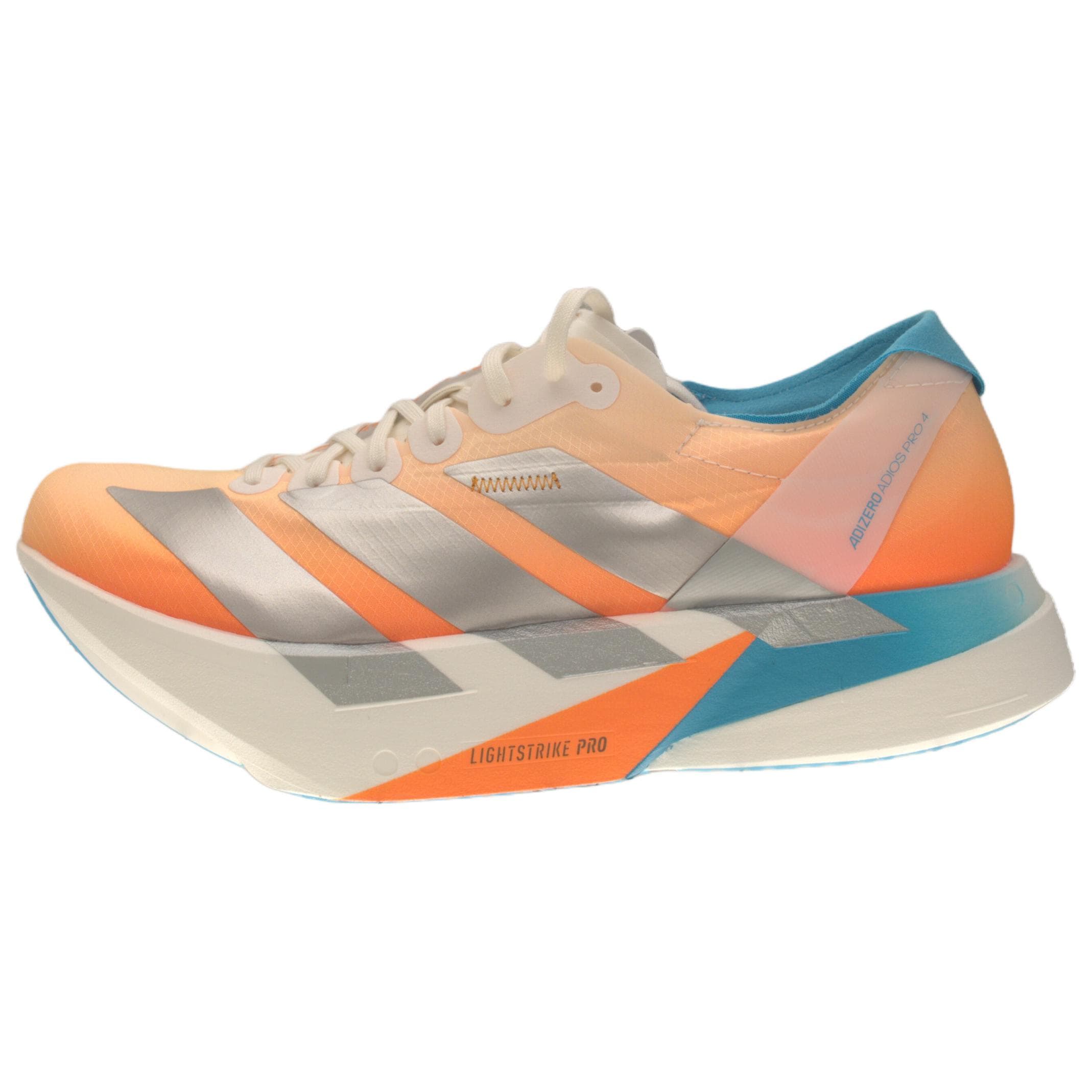 Adidas Adizero Adios Pro 4 Carbon Pillar Comfortable Fit Marathon Running Shoes Unisex sneaker Blue Orange KH6360 39⅓