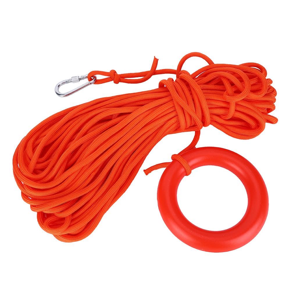 8mm Nylon Floating Lifesaving Wire Snorkeling Safety Rope Boat Diving Swimming Lifeguard Rescue