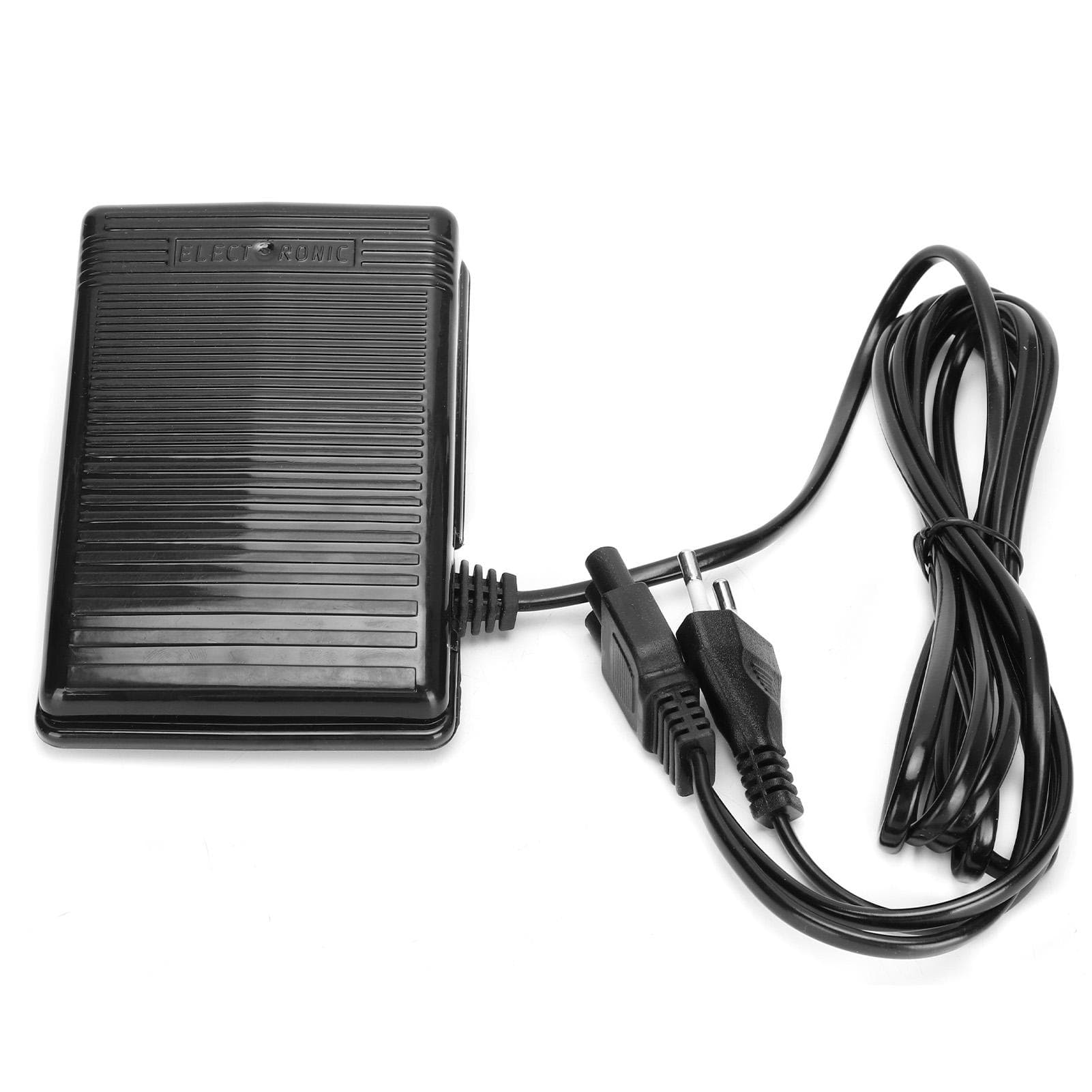 Foot Pedal 3‑Hole Round Pin with Power Cord Multifunctional Household Sewing SuppliesEU Plug 220V EU Plug