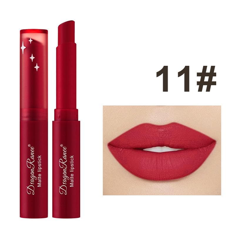 1Pc Nude Matte Lipstick Waterproof Long Lasting Lip Sticks Not Fading Sexy Red Velvet Lipsticks Women Make Up Cosmetics 11#