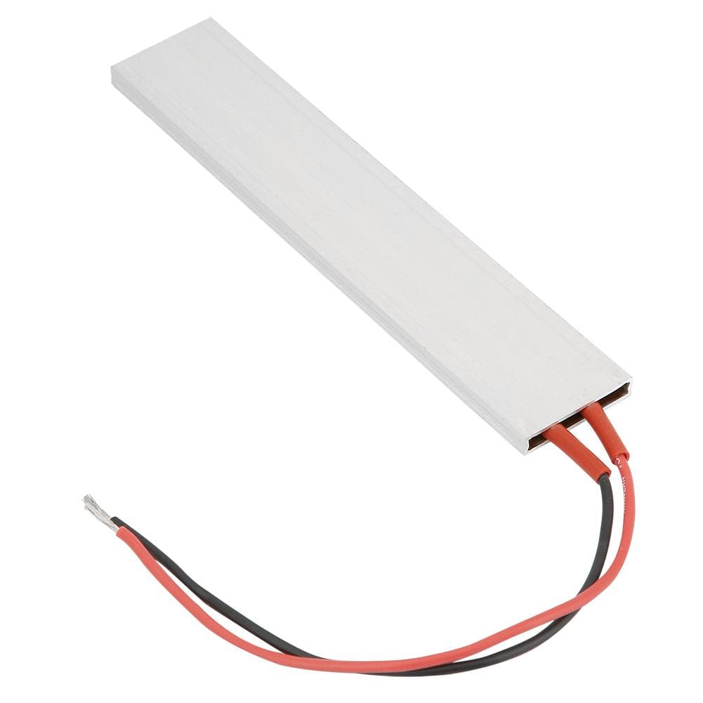 150*28.5mm Aluminum Housing PTC Heating Element Plate Thermostatic Heater(24V70 celsius )