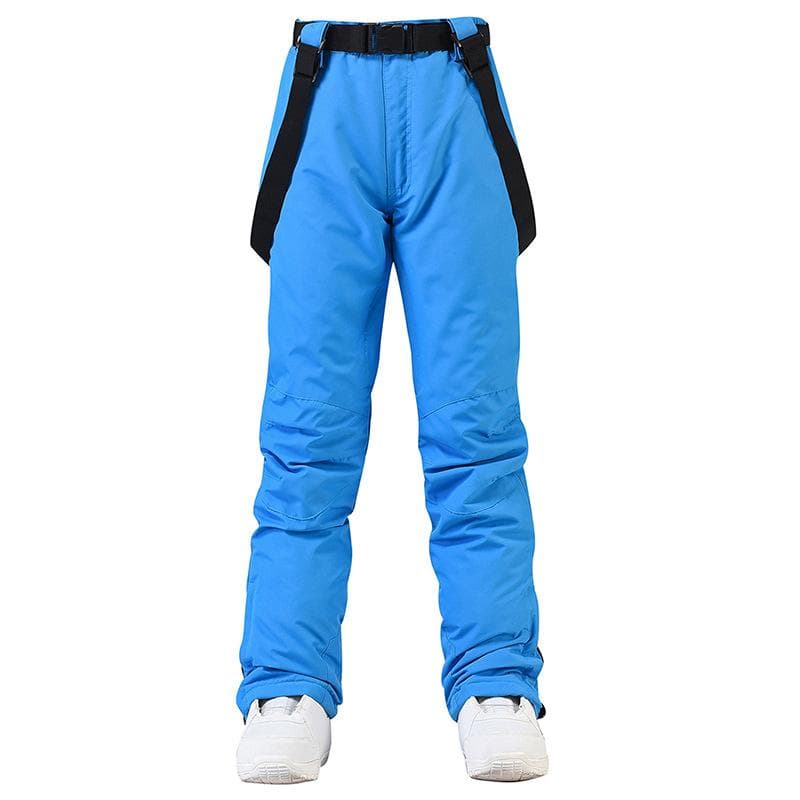 Women's and Men's Ski Pants Waterproof Windproof Skiing Pants Softshell Insulated Snowboarding Hiking Winter Warm Outdoor Snow Pants for Women and Men S blue