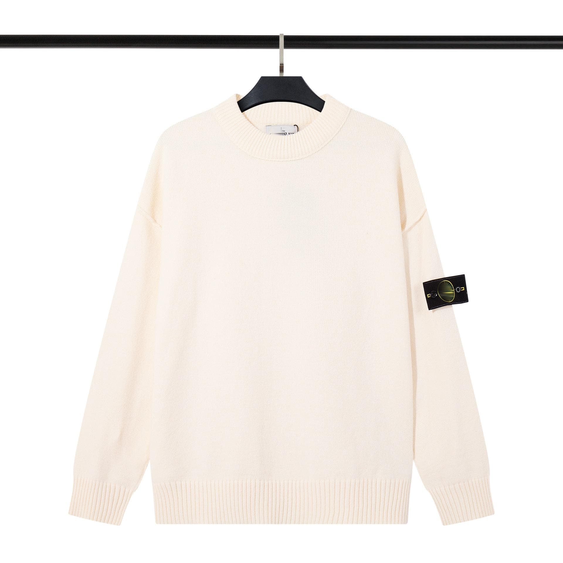 Cross-Border Stone Island Round Neck Unisex Pullover Sweater - European & American Trendy Style XXL