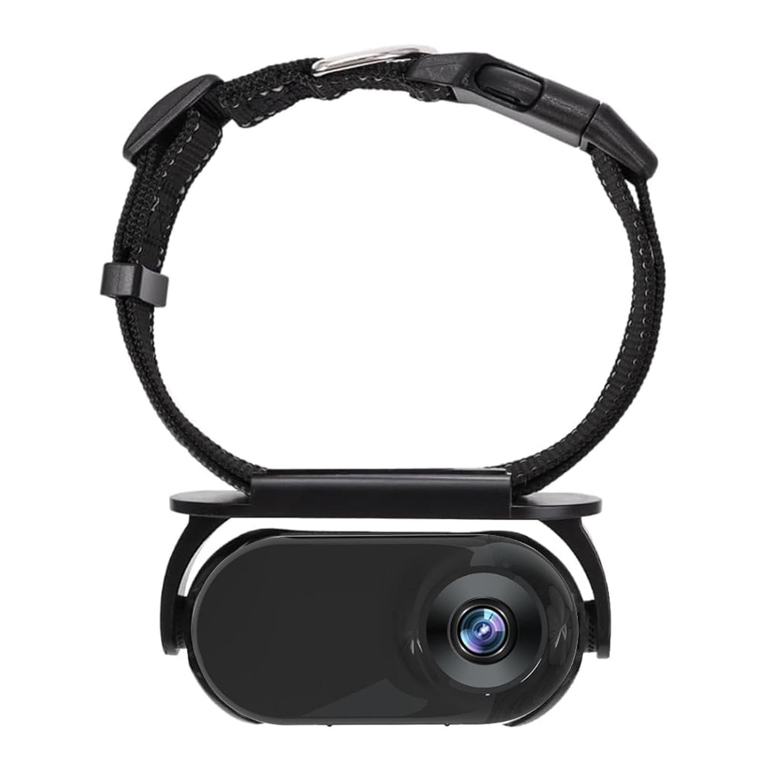 Cat Camera Collar with 8GB Memory Card Wireless Small Sports Cam with Video Record 1080P High-Clear A black