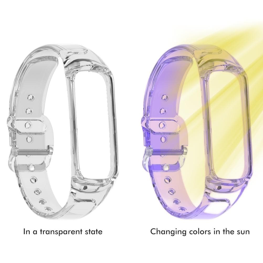 Replacement Bands Compatible for Samsung Galaxy Fit2 SM-R220 Smart Bands Watchband Strap for Women purple