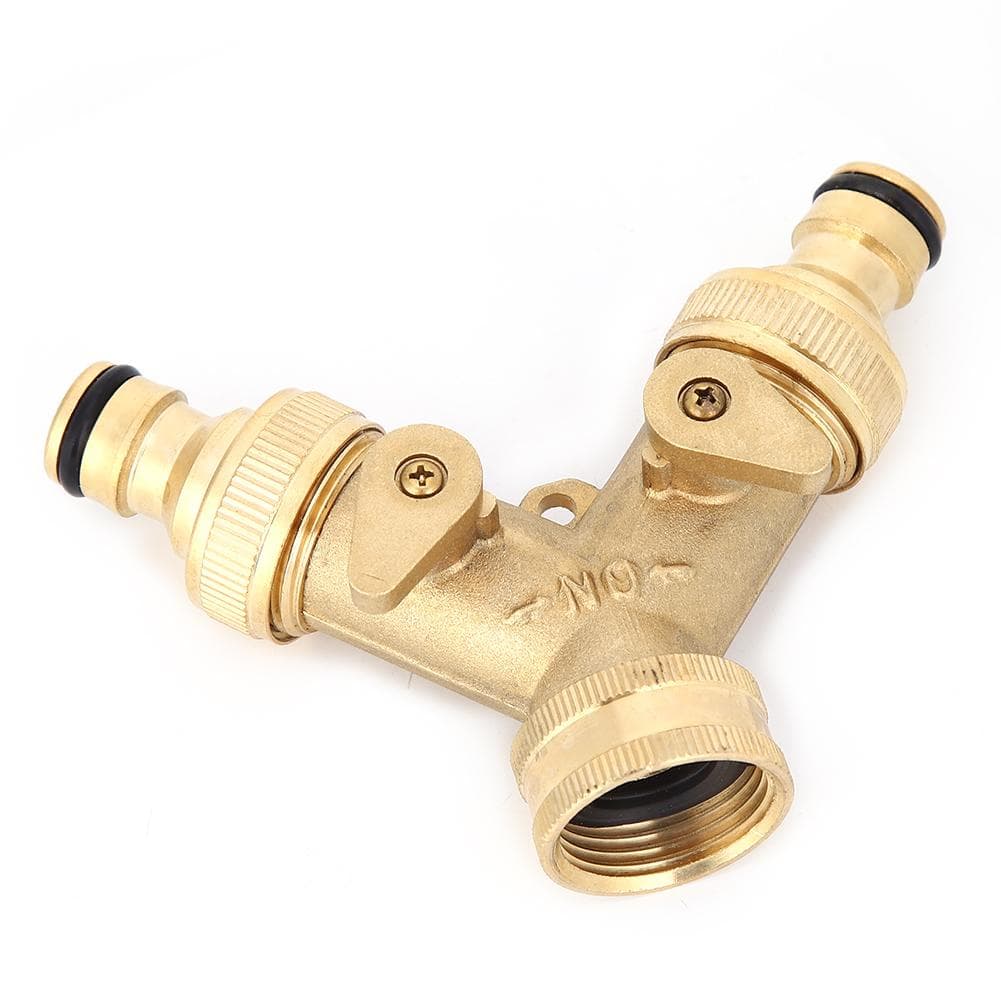 Brass Fitting Y‑Type Connector Ball Valve Parts Industrial Supplies Wear‑Resistant
