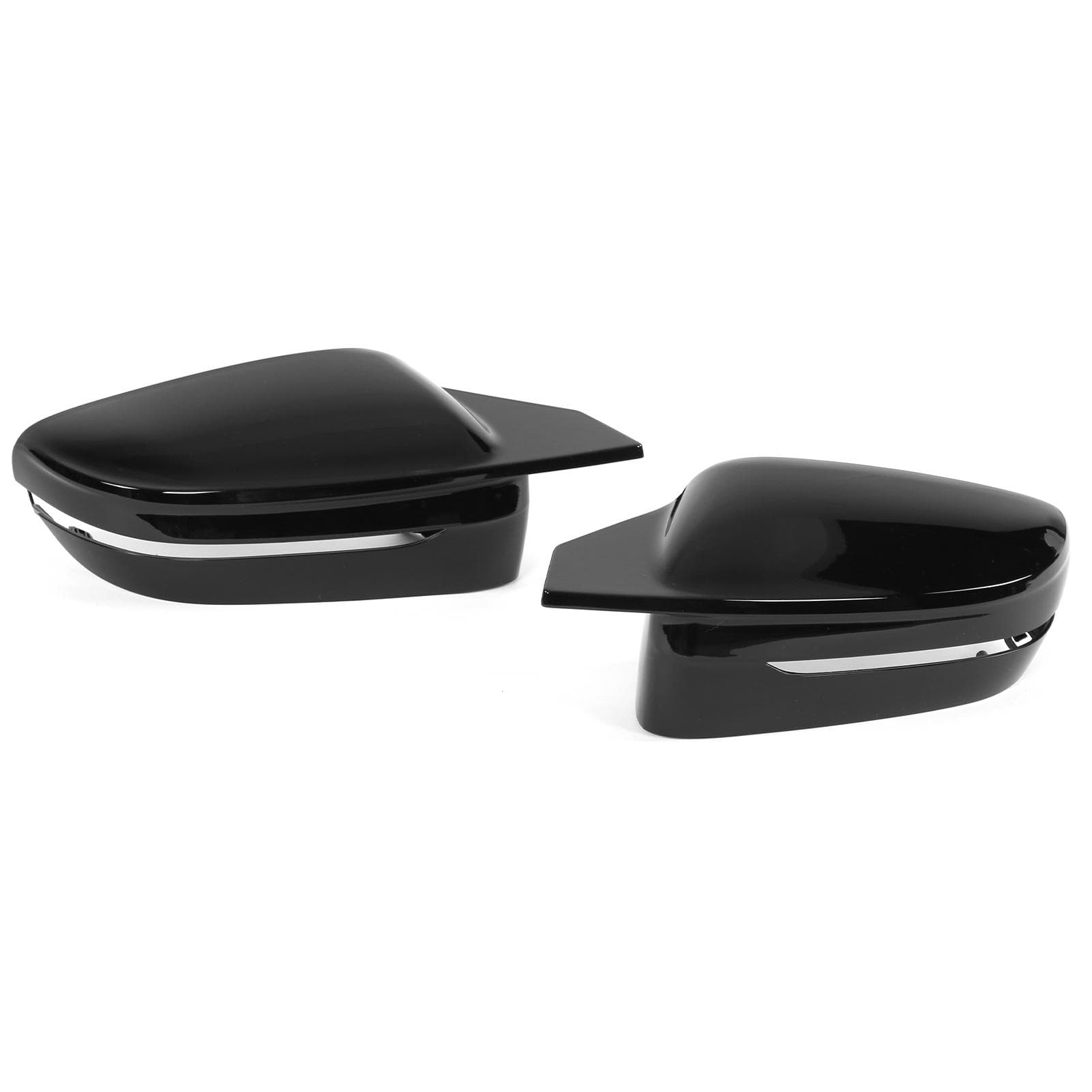 LHD for G80 M3 Style Gloss Black Mirror Caps Cover Replacement for 3 4 5 Series G20 G22 G30 G11 G14