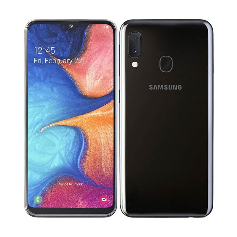 Refurbished Samsung Galaxy A20e A202F Android 13.0MP 5.8'' 32GB 3GB RAM Mobile Phone With Dual SIM Simple Set black