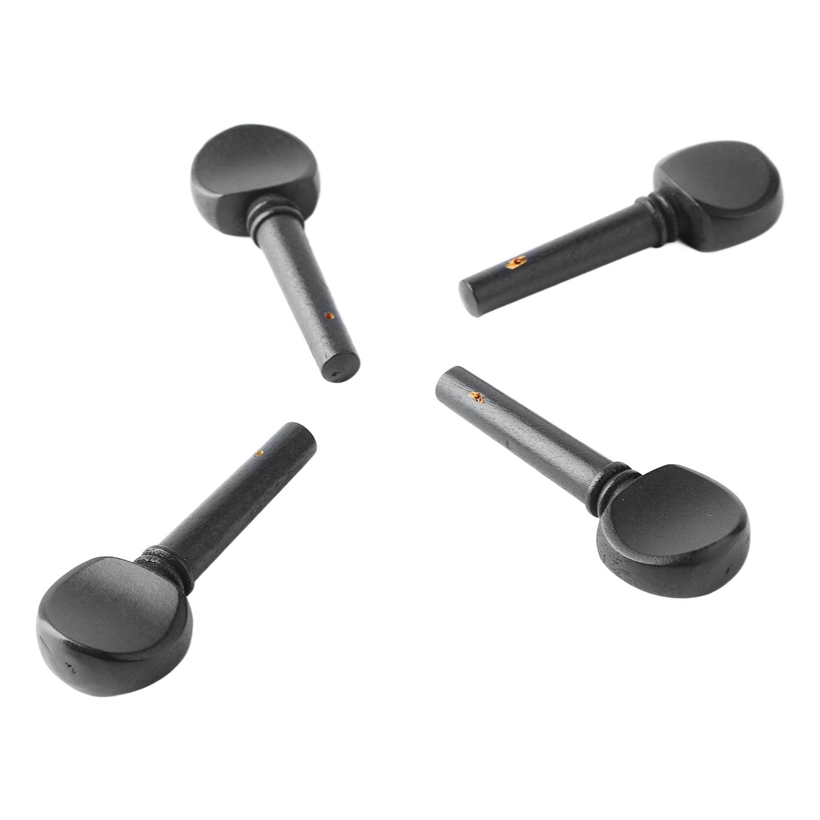 4Pcs Violin Tuning Peg Portable Fine Appearance Wood Violin Peg Replacement Black M00589