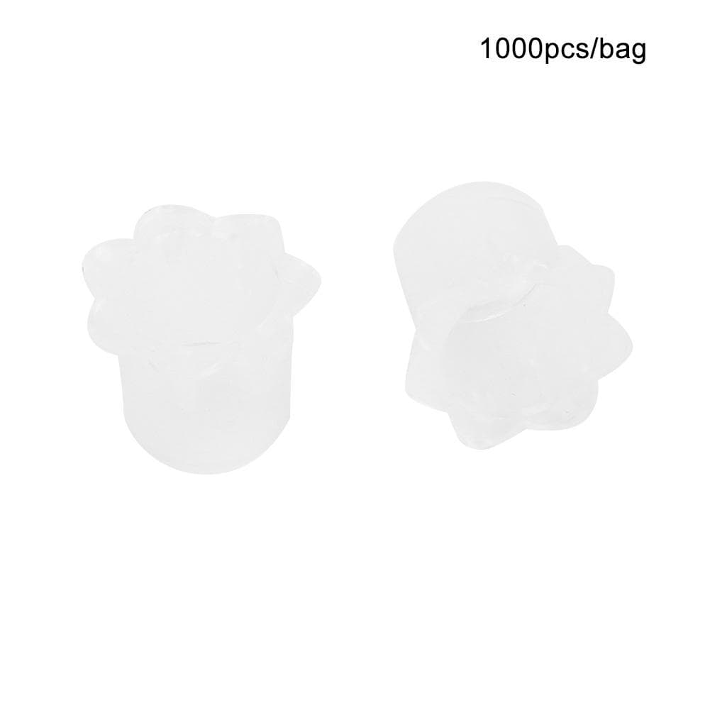 1000PcsSet Professional Feptagon Tattoo Ink Cup Plastic Tattoo Pigment Holder