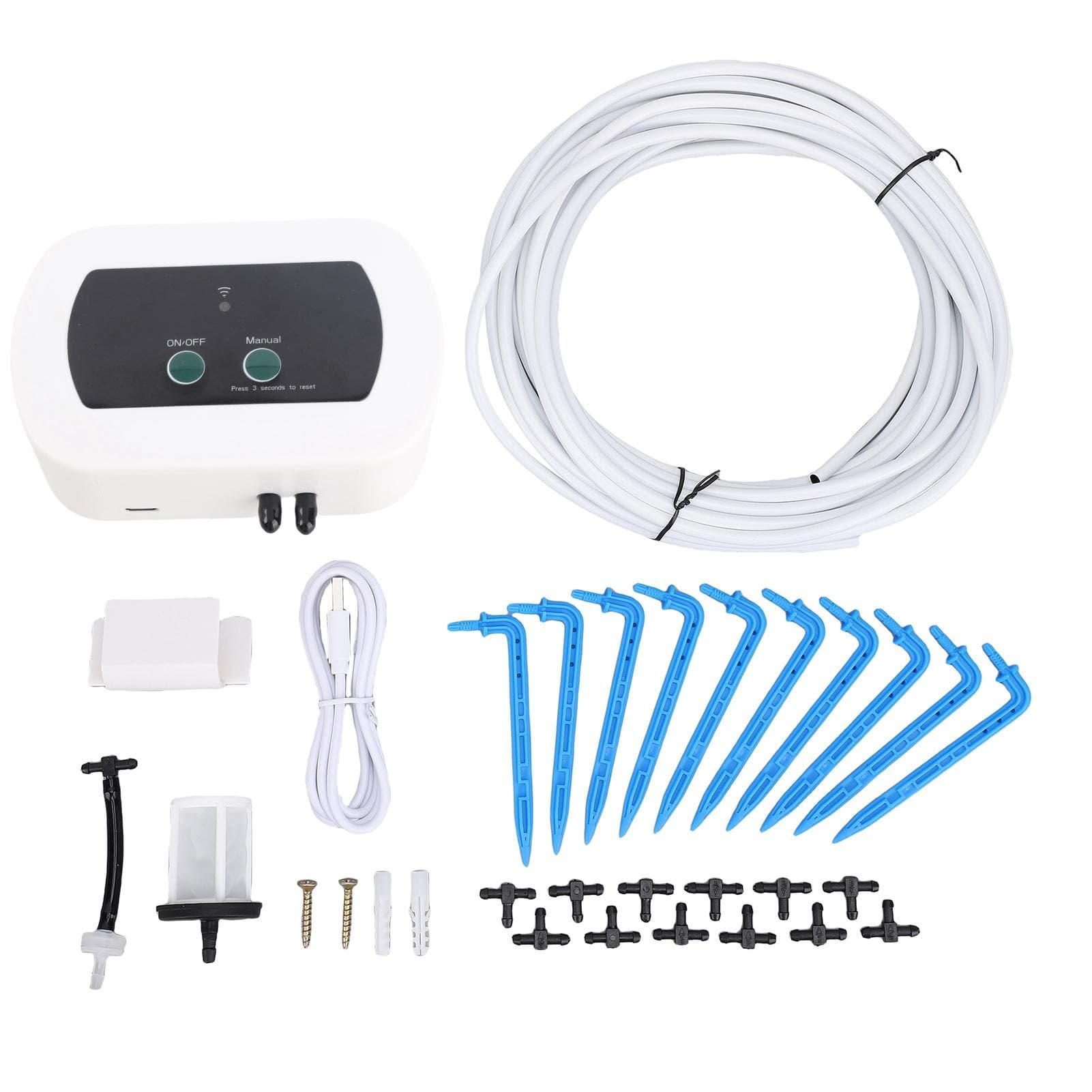 Smart WiFi Watering System BT APP Control Automatic Plant Waterer for 10 Potted Plants 400ml/min