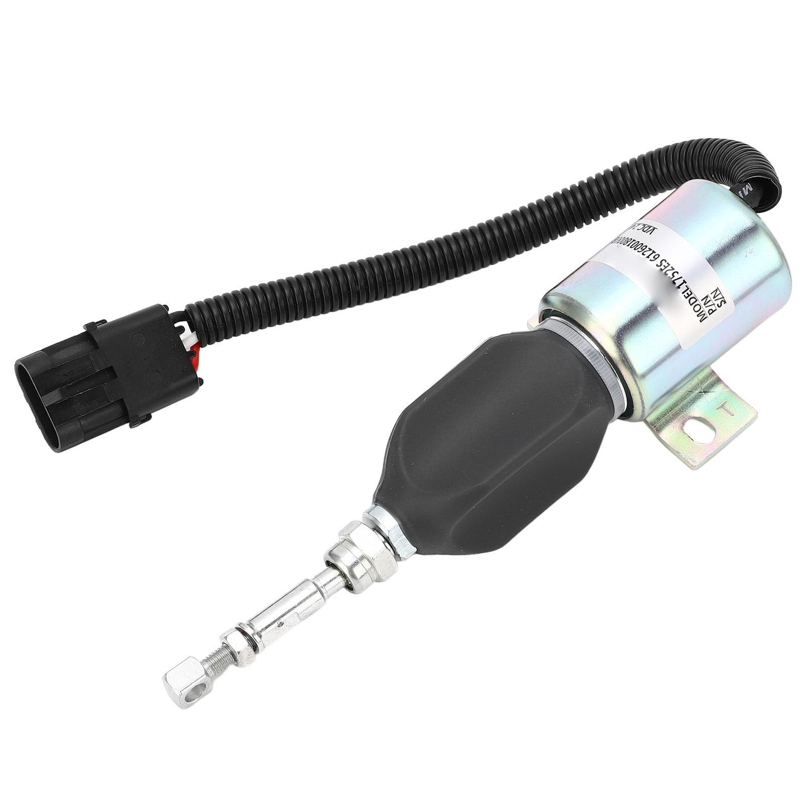 DC24V Fuel Shut Off Solenoid 1752ES 612600180008 Stop Solenoid Valve Fit for Cummins 5.9L 8.3L