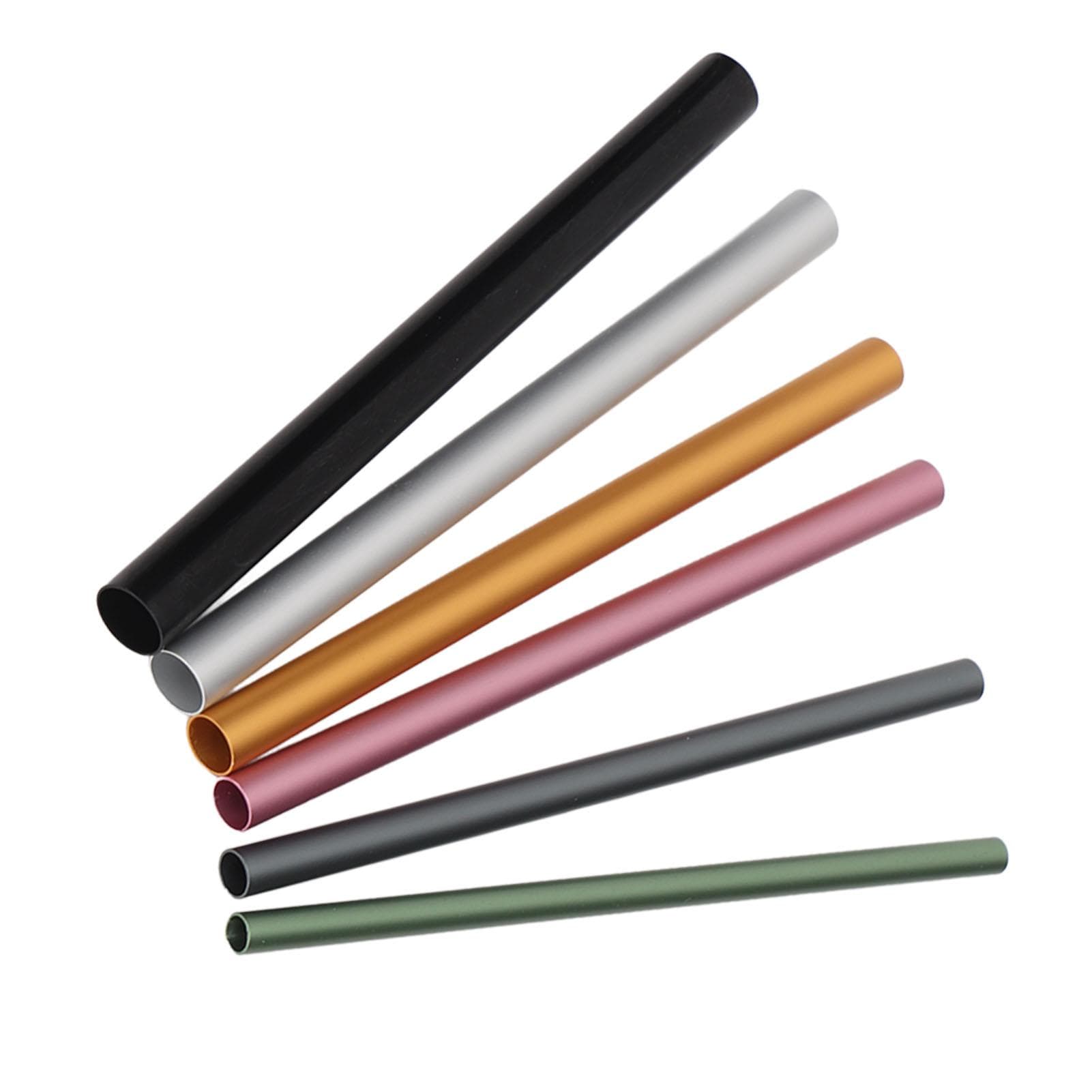 5 Box Acrylic Nail C Curve Shaping Stick Aluminum UV Gel Nail Tip Shaping Rod Tube for Nail