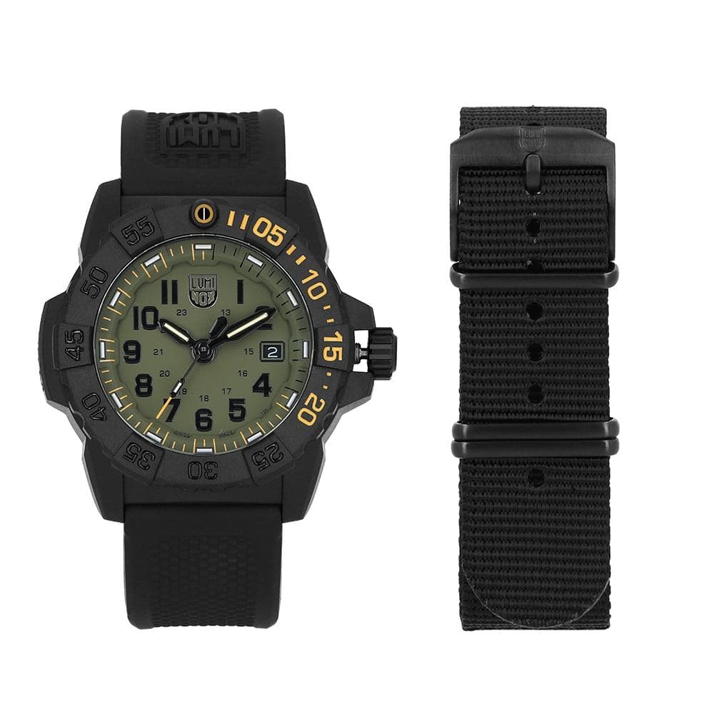 Luminox Navy Seal Military Diver Additional Strap Set Men S Urethane Watch xS. XS.3517.NSF.SET