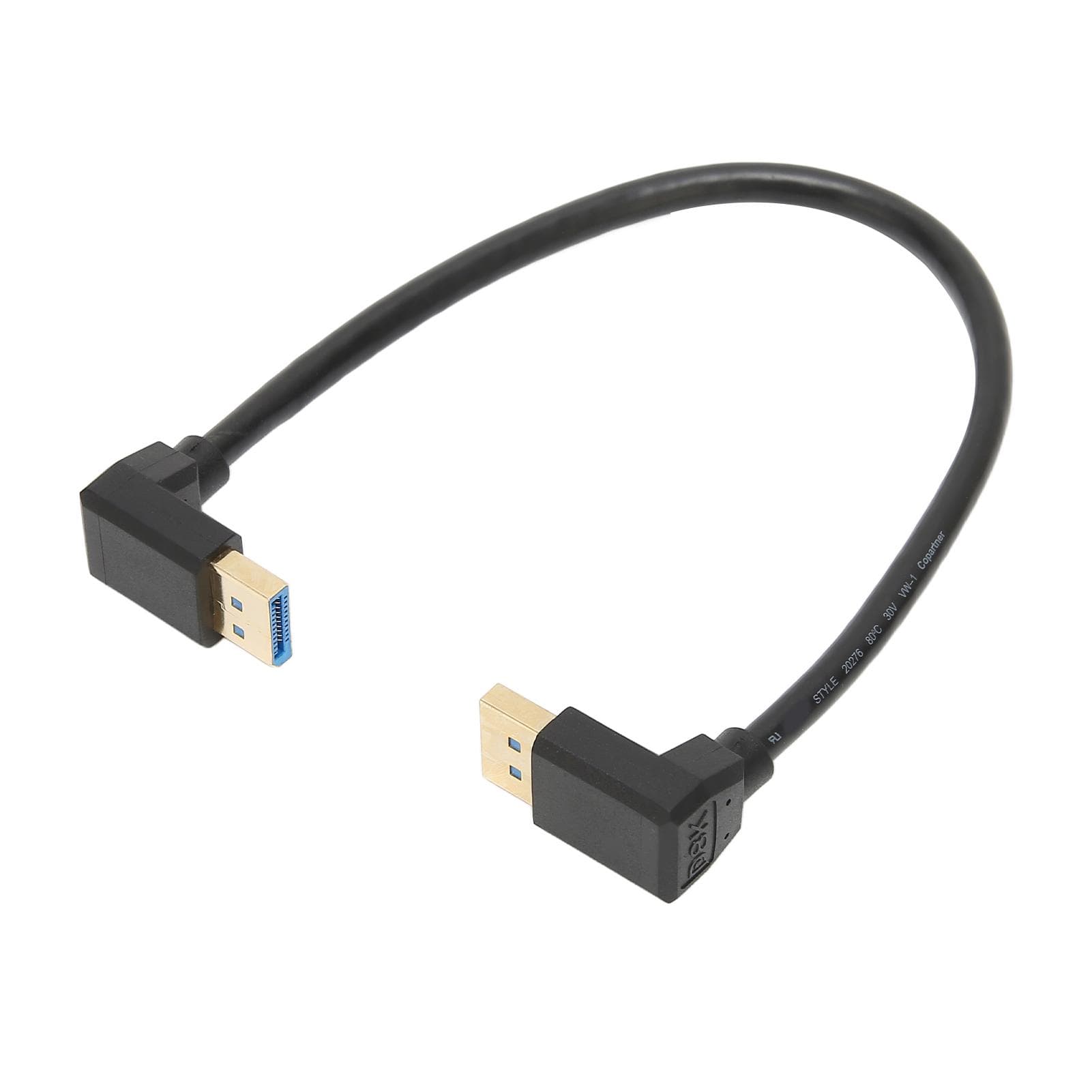 Displayport 1.4 Cable 8K60Hz 90 Degree Angled Male to Male 32.4Gbps High Speed Safe Stable Right