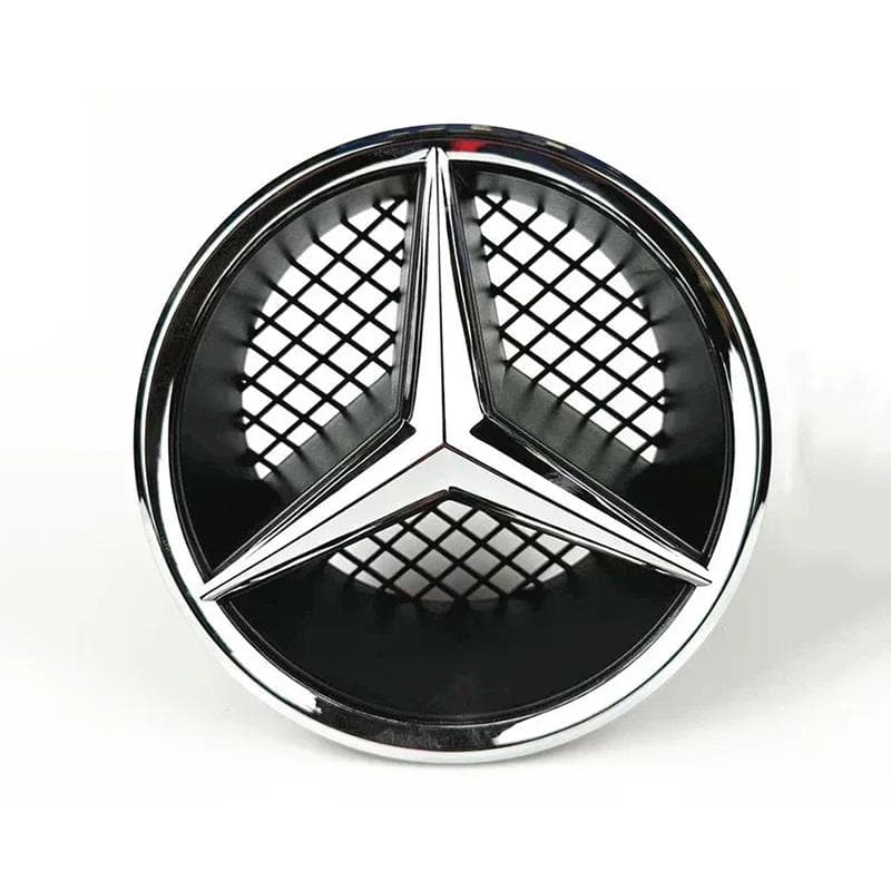 GLC GLB 3D Car Grill Emblem Star Badge Front Grill Logo For Mercedes Benz W204 W205 W213 X253 A B C E S CLA GLB GLC GLE GLS Acc W213 185mm