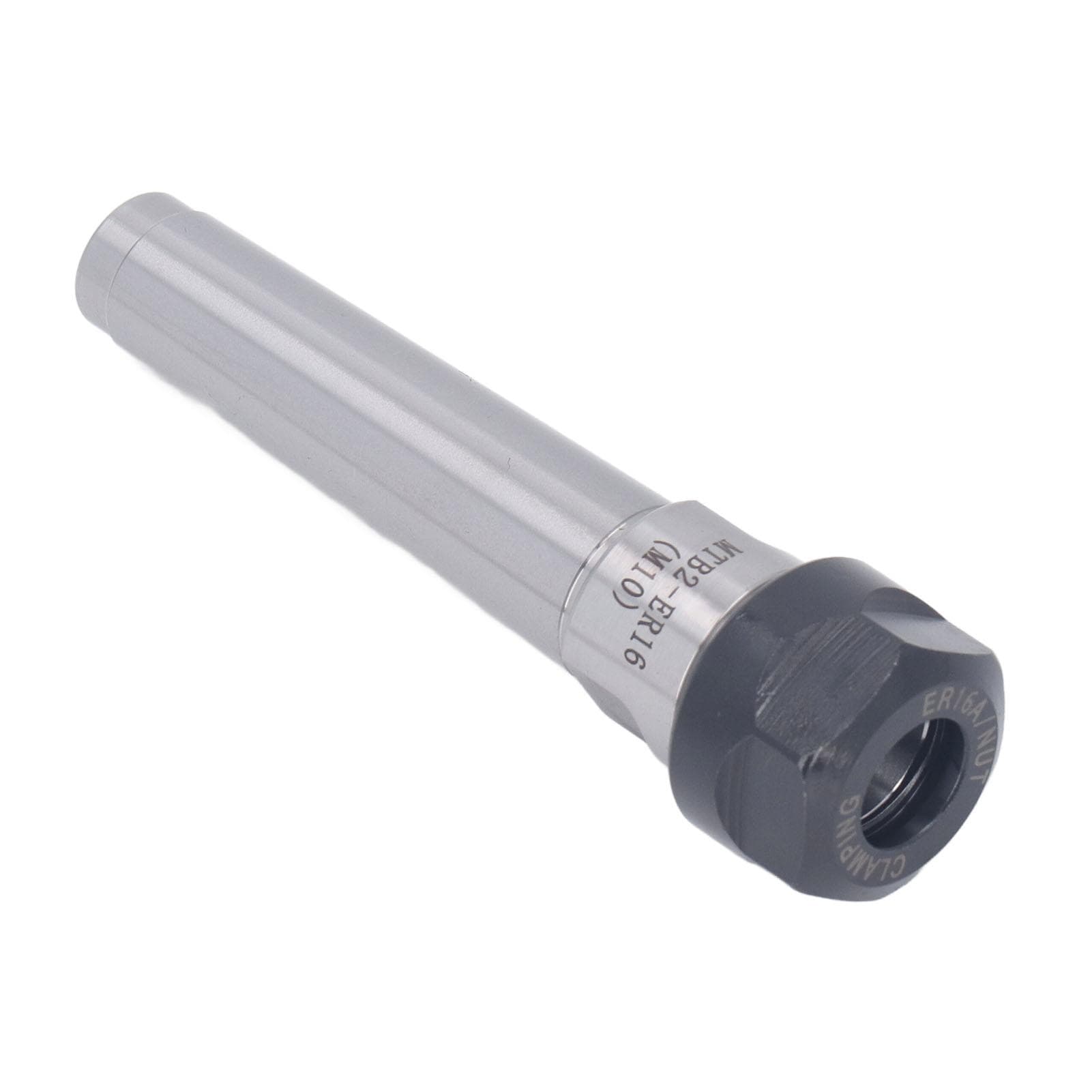 Chuck Shank Holder MTB2 ER16 M10 Manganese Steel Morse Shank Holder with ER16A Wrench for CNC Lathe