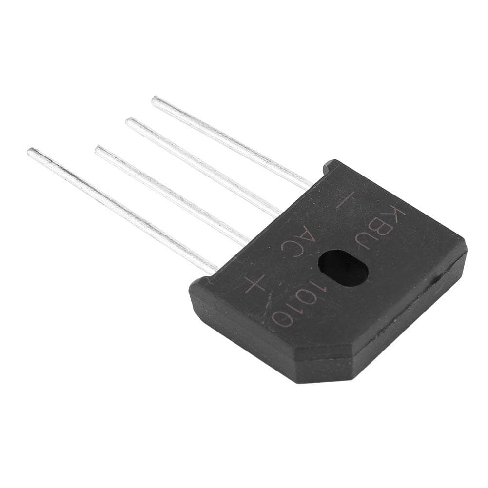 10A 1000V Diode Bridge KBU1010 Rectifier Bridge for Electronic Circuits(2pcs)