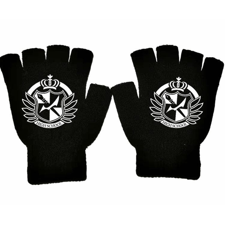 Naruto Sasuke Kakashi Anime Online Game Peripheral Half-finger Gloves Cotton Warm Autumn and Winter Students Yumi