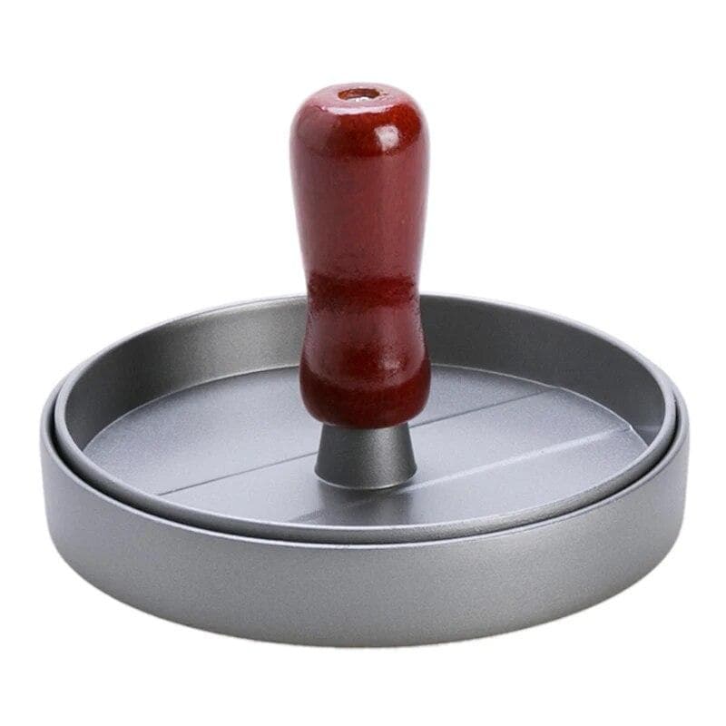 Kitchen Easy Meat Tool Hamburger Meat Press Round Shape Hamburger Meat Beef Grill Burger Press Patty Maker Mold Biscuits tools brown