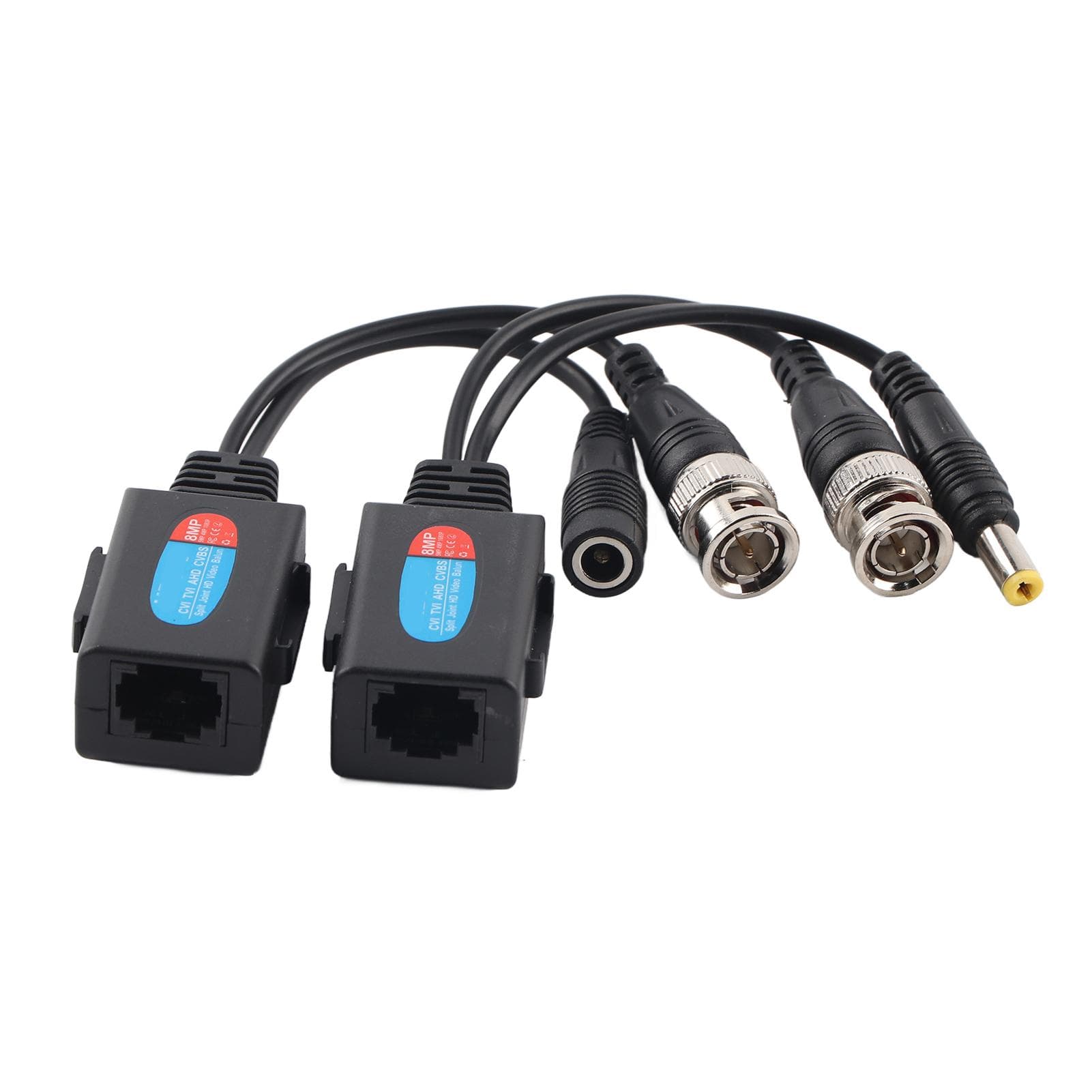 Passive CCTV Power Video Audio Balun Transceiver for HDCVI HDTVI AHD Analog