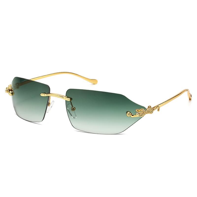 New Fashion Women's Metal Cateye Sunglasses Leopard Legs Steampunk Style Trendy Glasses for Men and Women pictures show