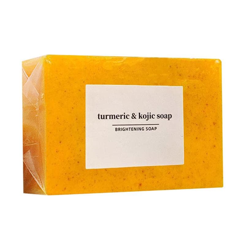 Turmeric Kojic Acid Soap For Face And Body Skin Cleansing, Rejuvenating And Gentle Exfoliating Skin Father's Day Gift Turmeric Lemon Soap