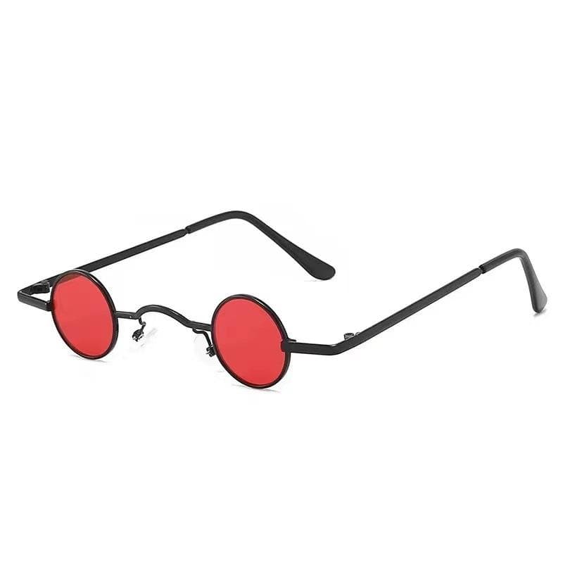 New Metal Vintage Punk Small Sunglasses Men Retro Round Y2K Women Sun Glasses UV400 Fashion Eyewear
