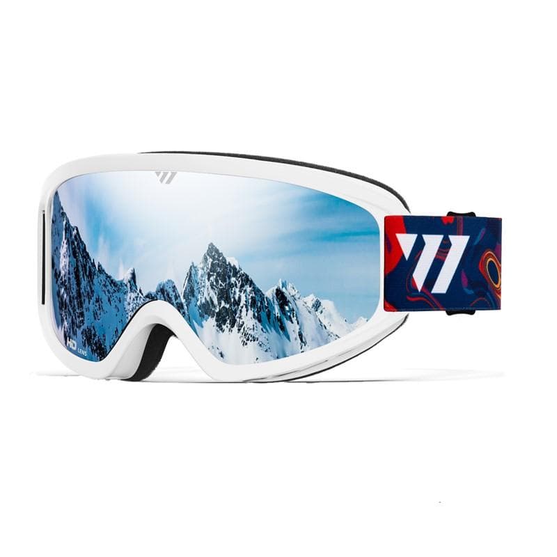 MAXJULI Professional Ski Goggles Double Layer Lens Anti Fog UV400 Snow Glasses Men Women Winter Sports W1